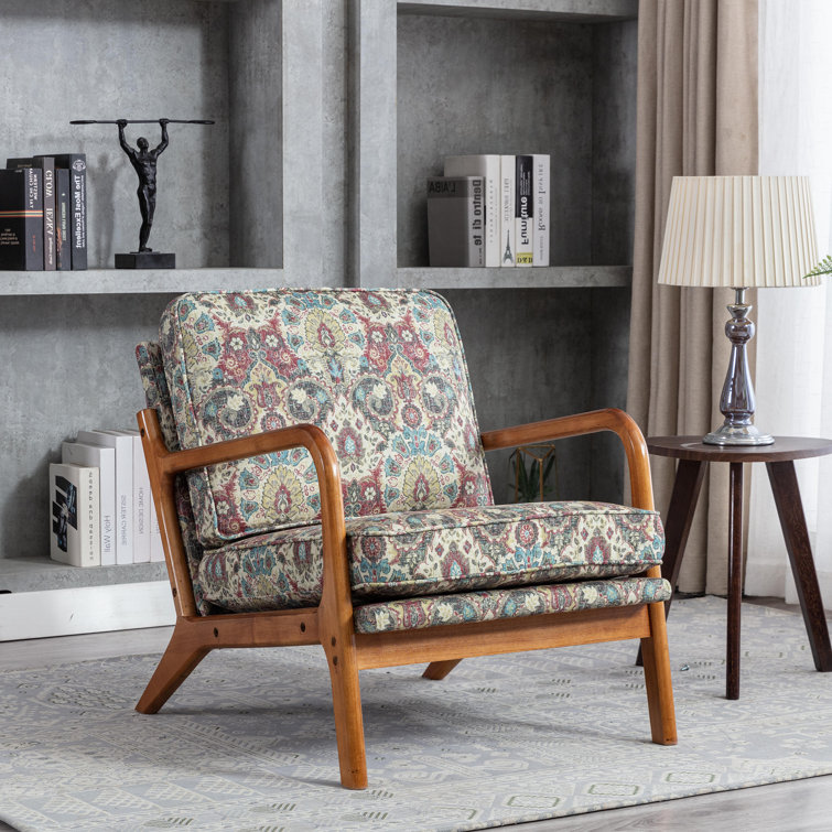 Modern floral online armchair